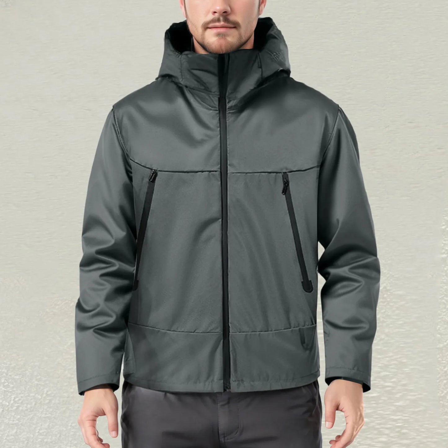 Men's Ski Jacket Lightweight Jackets Men's Waterproof Casual/Outdoor Basketball Jackets Coats With Pocket Windbreaker