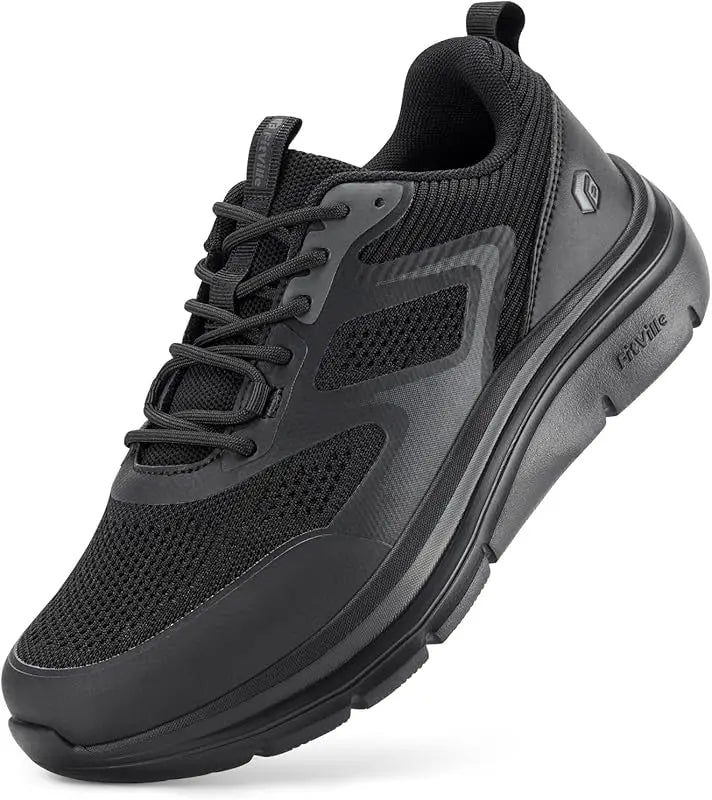 Men's Running Shoes Wide Toe 2E Lightweight Non-Slip Walking/Sport Shoe Cushioning Slip-On Comfortable Breathable Sneakers