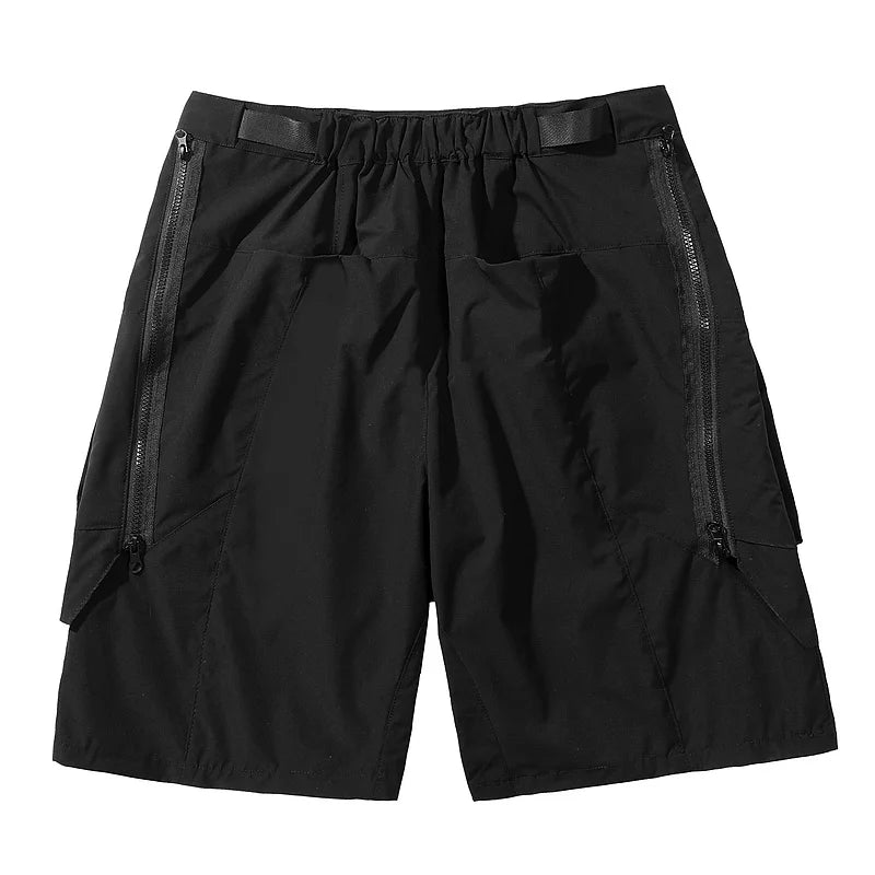 Summer Luminous Cargo Shorts Pants/Men Pockets Streetwear Joggers Shorts