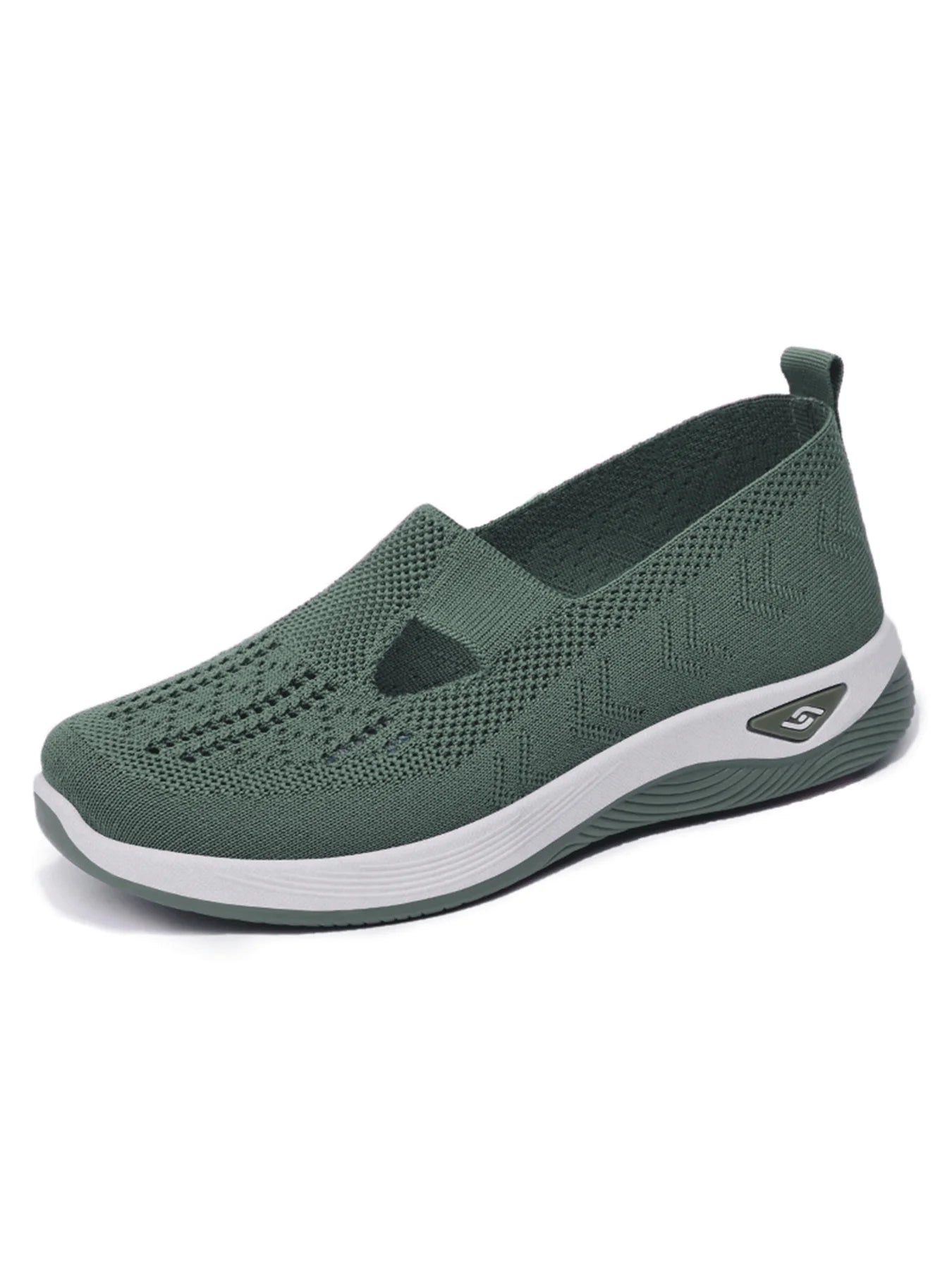 Women's shoes Solid Color Breathable Sneakers casual sneaker/women's summer sneakers Low-top Knitted Casual Shoes Mom Shoes
