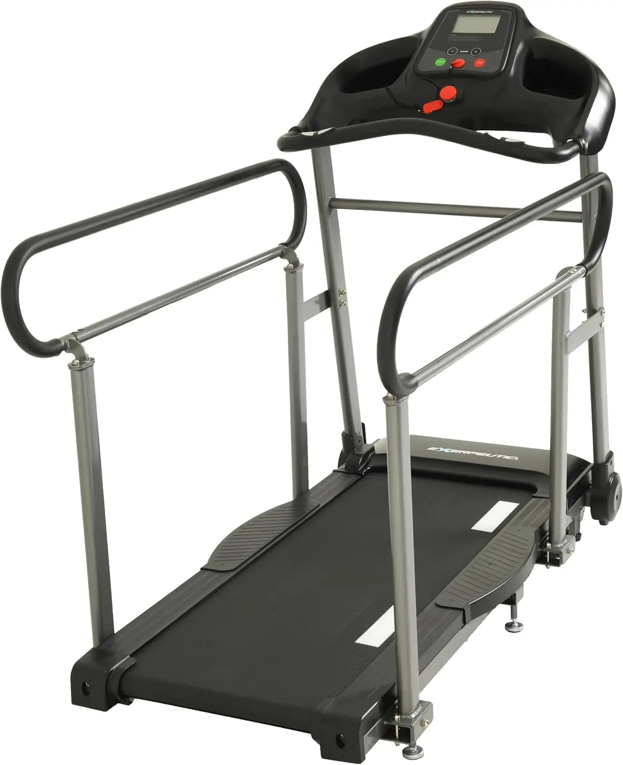 Senior Fitness Recovery Treadmill, Full Length Safety Rails/Fitness Equipment Exercise Treadmill