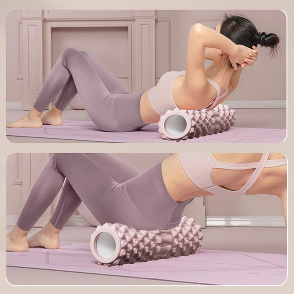 30/45cm Yoga Column Gym Fitness Pilates Foam Roller/Exercise Back Massage Roller Yoga