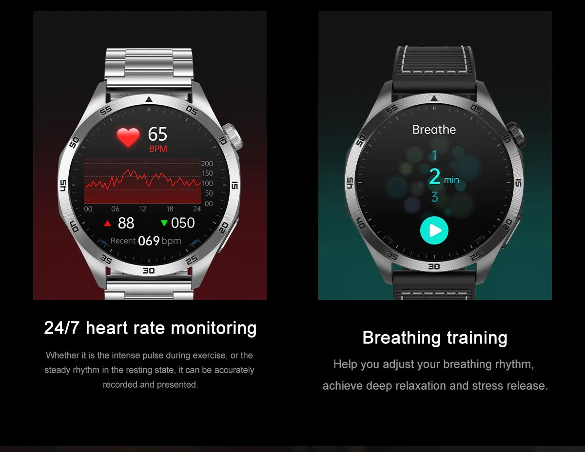 Marsyu 2026 New Nursing Grade Smart Watch ECG+PPG Blood Lipid/Blood pressure Uric Acid HD Bluetooth Call Clock Health Smart Watch