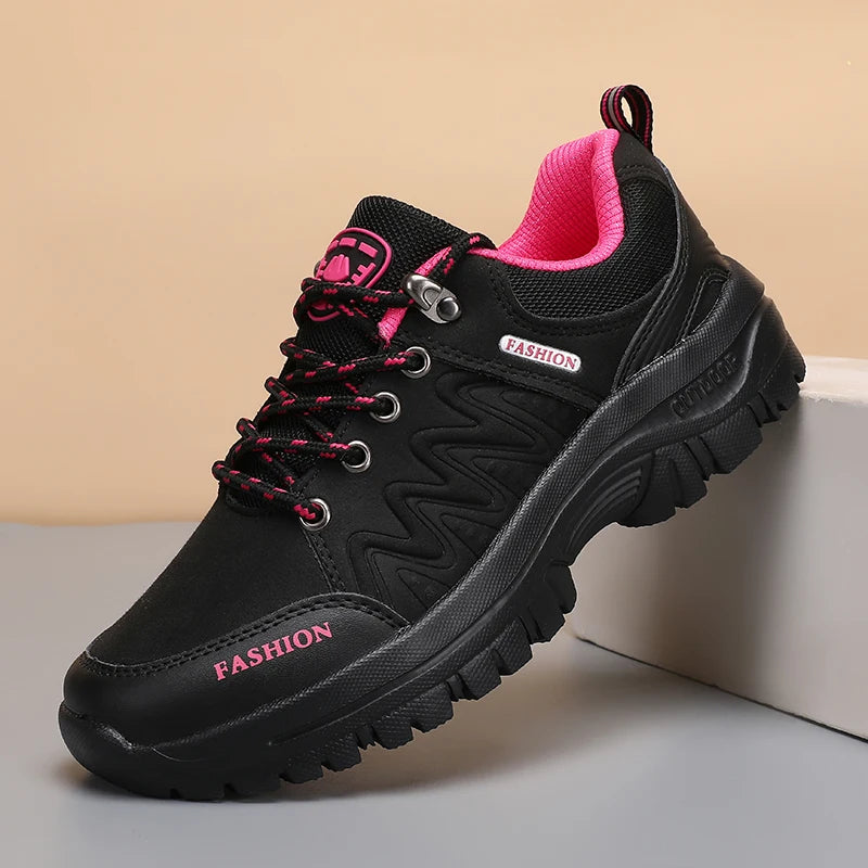 Outdoor Hiking Shoes for Women Anti Slip Comfortable Lightweight/Luxury Brand Waterproof Platform Trekking New Women's Sneakers