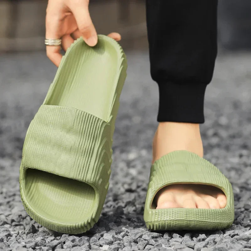 Luxury Man Sandal for Men Brand Men's Shoes White Sandals Flat/Men's Soft Sandal Summer Shoes Sale Slippers