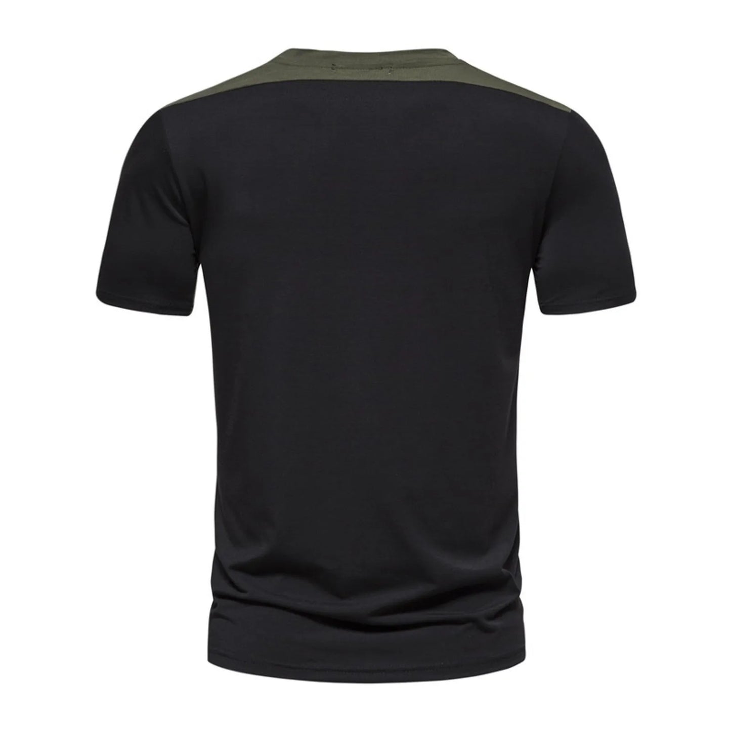 Oversized T-Shirt Men's Crew Neck Loose Spliced Short Sleeve T Shirt/Casual Sports Shirt Men Tee Shirt