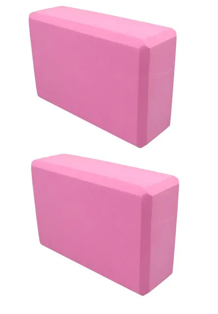 2PCS Yoga Block Brick Set Gym Foam Workout Aid/for Stretching & Fitness Training Yoga Blocks