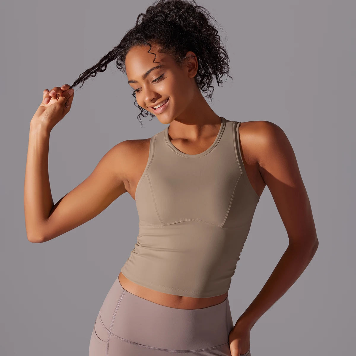 Sleeveless Yoga Vest Slim Sportswear  Stretchy Slim Sports Bra/Breathable Pleated Tank Top Quick Dry Fitness Wear Sexy Slim Top