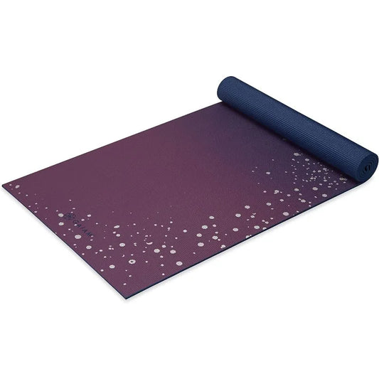 Gaiam Yoga Mat Premium 6mm Print Extra Thick Non Slip Exercise & Fitness Mat/for All Types of Yoga, Pilates & Floor Workouts
