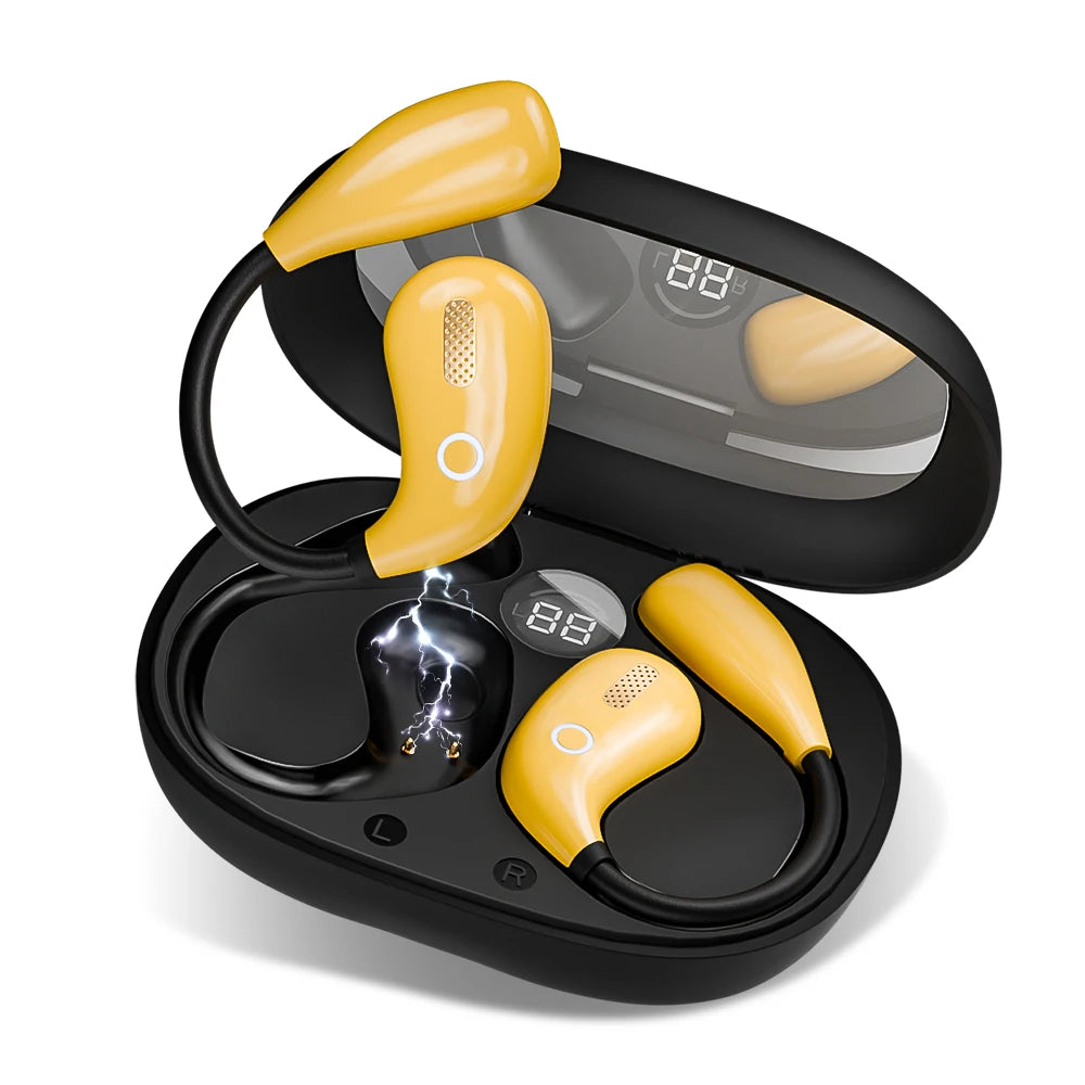 Sports TWS Bluetooth 5.4 Earphones with Mic Wireless Headphones/Noise Canceling Earbuds In-Ear Waterproof Headsets