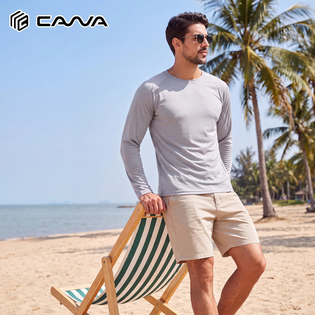 Men's Sun Protection Shirt UPF 50+ Long Sleeve/Quick Dry Performance T-Shirt for Running Workout Golf