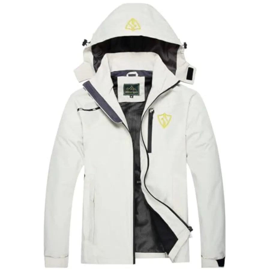 Men's Windproof Jacket Waterproof Lightweight Mountain Sport/Jacket for Men Hooded Windbreaker Raincoat