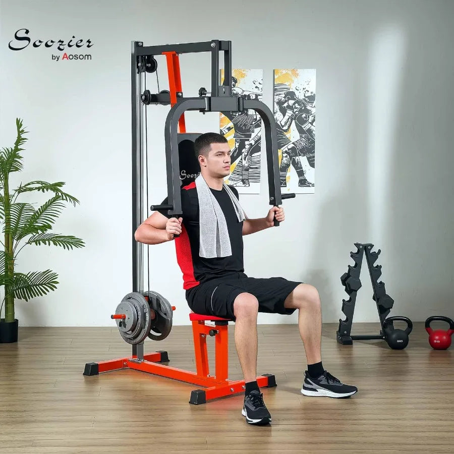 Chest Fly Machine and Chest Press Station Delt Machine Home Gym Equipment/for Chest Back Pectoral Rear Deltoid and Shoulder Training