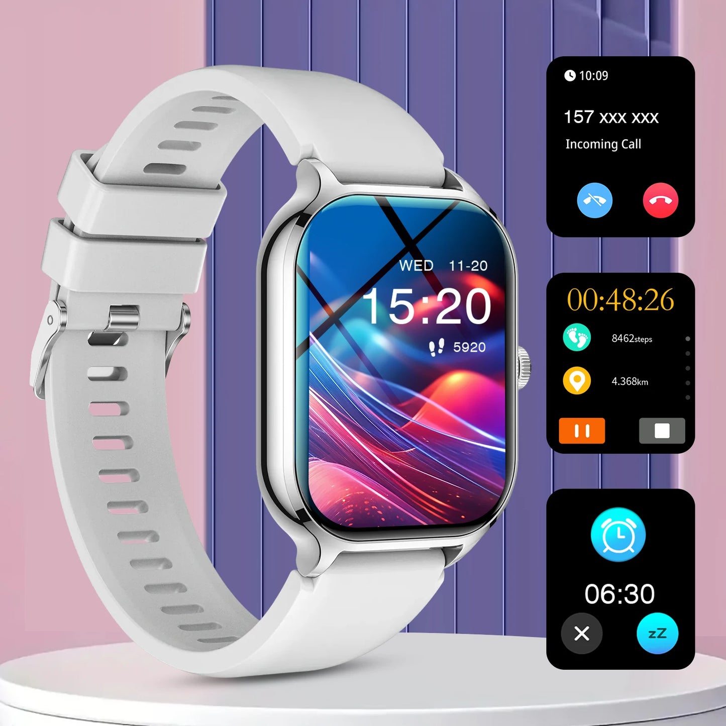2026 Smart Watch for Men Women Fitness Tracker with Heart Rate/Sleep Monitor Activity Tracker 1.83" HD Waterproof Watch