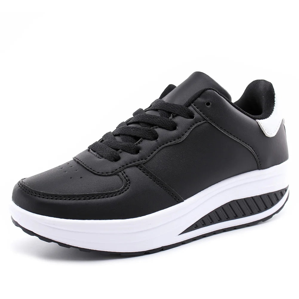 New Women's Casual Shoes Anti-Slip, Shock-Absorbing Thick-Soled/Fashionable and Classic Versatile Trendy Outdoor Jogging Shoes