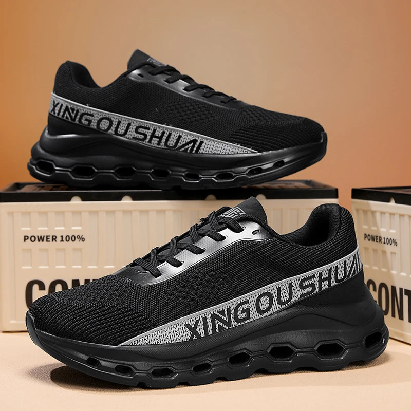 New men shoes Couple Mesh Sneakers Breathable Sports/Casual Shoes with Anti-Slip and Cushioning Running Shoes