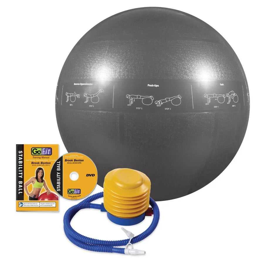 ProBall Stability Ball for Yoga Fitness/Balance Exercise Ball Red 65cm