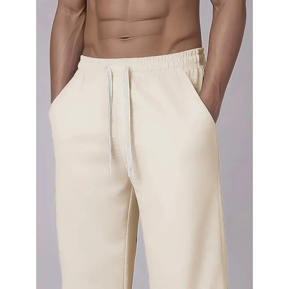 American Street Men's Casual Sports Outdoor Loose Straight/Leg Pants Spring New Product Suitable for Both Men