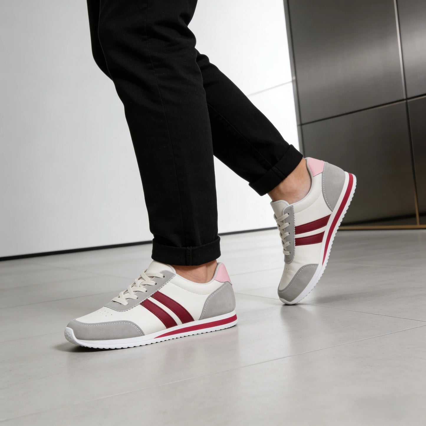 Women's New Casual Lightweight Breathable Running Sport Shoes/Outdoor Walking Shoes Low-Top Round-Toe Sneakers