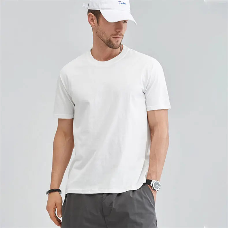 Good Quality T-Shirts Men Summer Sale Cotton Male Tshirt/Short Sleeves Tee Shirt Boys Basic Plain Tops Oversize 5XL