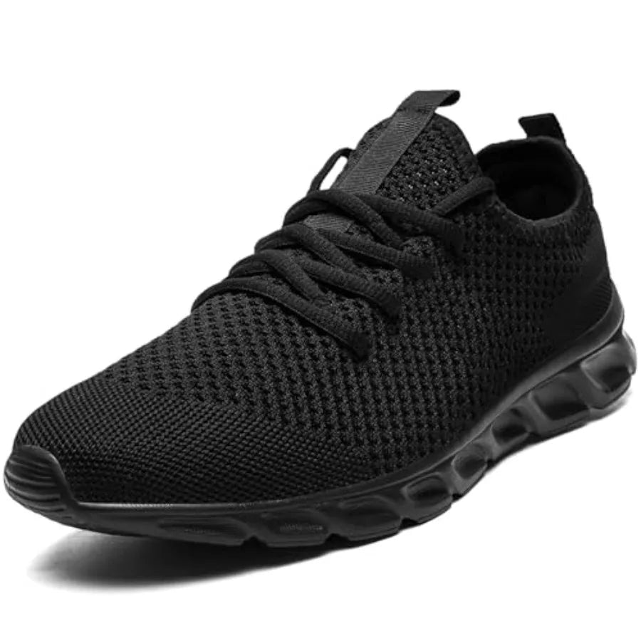 Men's Running Shoes Tennis Walking Gym Workout Slip On Athletic/Fashion Sneakers Lightweight Breathable Sports Jogging Casual Shoes