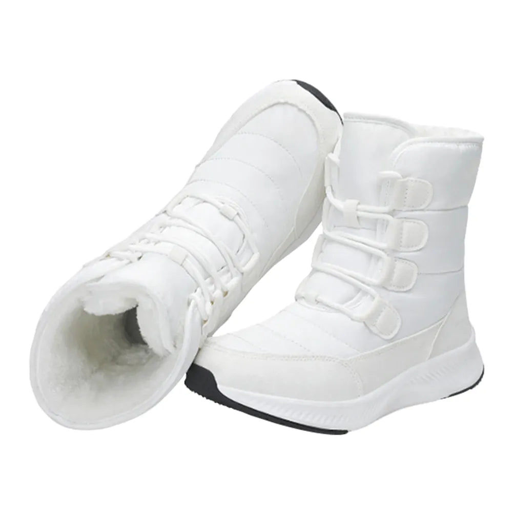 Women Winter Boots Shoes Women/Winter White Snow Boots Winter Thick Plush Shoes