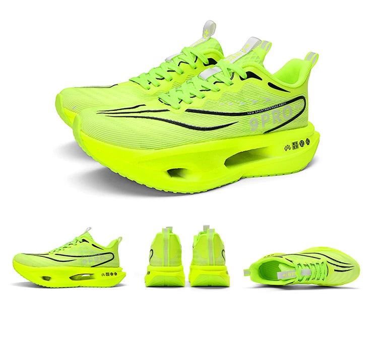 Men Running Shoes Cushion Stable Lightweight Sport Shoes Mesh Breathable/Casual Sneakers Women Non-slip Outdoor Athletic Shoes