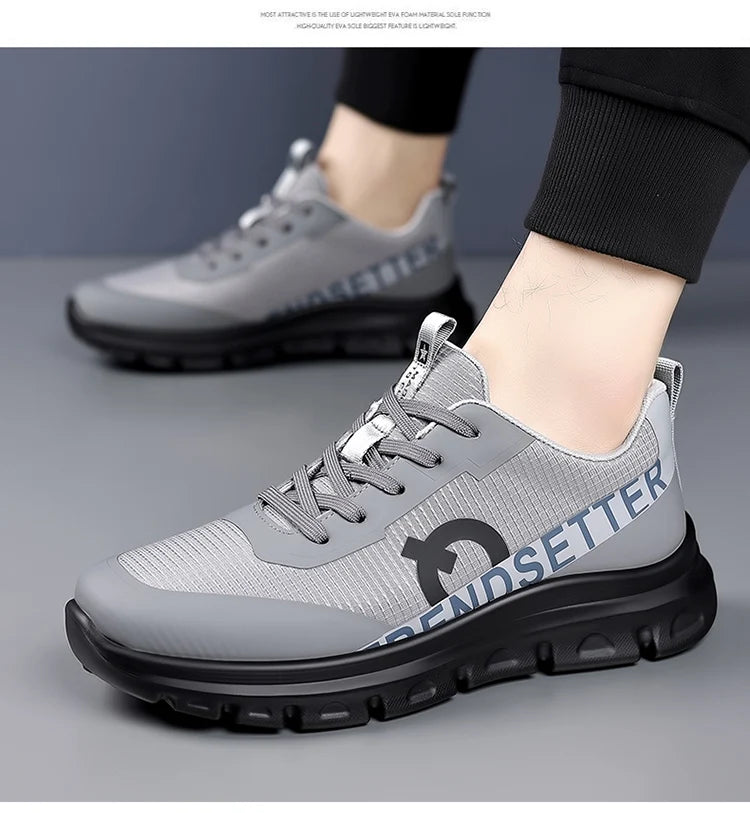 Men Sports Shoes Luxury Casual Sneakers Mesh Running Shoes Summer/Lightweight Platform Fashion Basketball Walking Shoes for Men