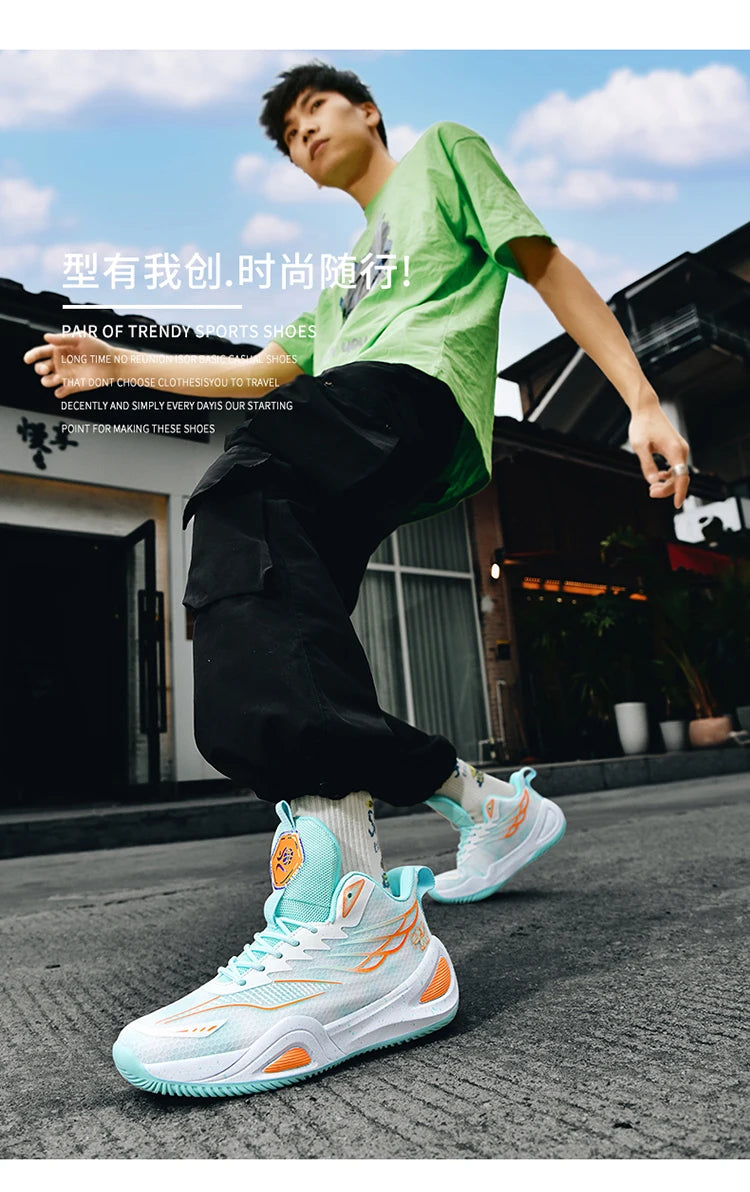High Quality Sneakers Men Basketball Shoes Light Sports Shoes/Trainer Women Breathable Athletic Outdoor