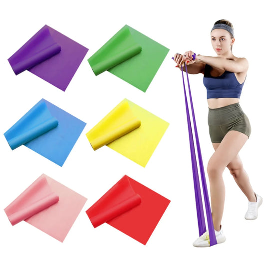 New Yoga Pilates Resistance Band Long Training Stretch Bands/Physical Therapy Lower Body  Strength Elastic Exercise Bands