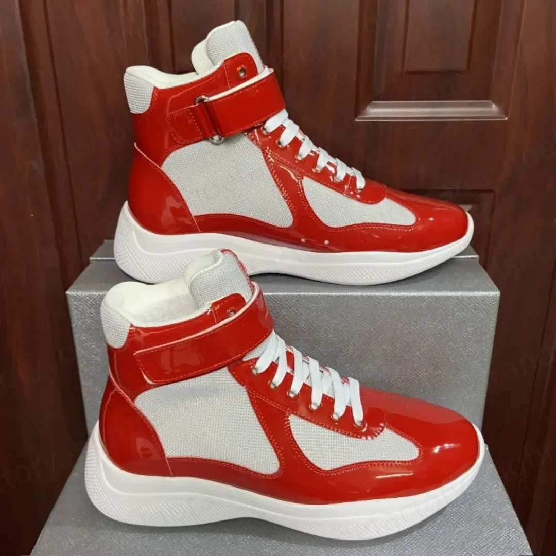 Summer New Casual High End Board Shoes Mesh Breathable/Fashion Men's Shoes Fashion Shoes Sports High Top Couple Shoes