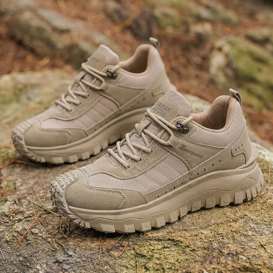Autumn New High-Top Plus Size Casual Sports Shoes Outdoor Hiking Boots/Comfortable Thick Sole Lightweight Casual Walking Shoes