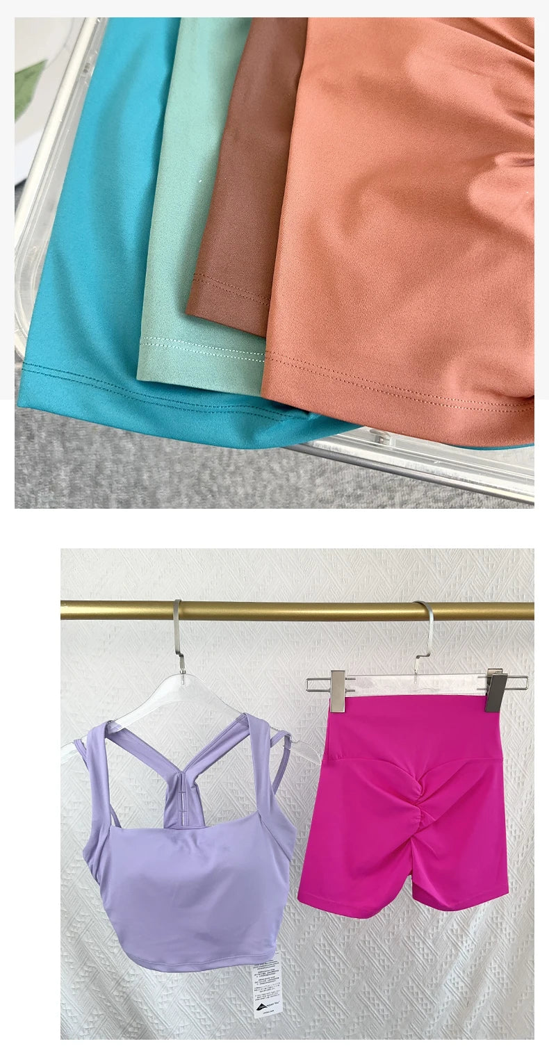 Women Sports Short Yoga Legging Shorts Squat Proof High Waist/Fitness Tight Shorts Quick Drying Cycling Workout Gym Shorts
