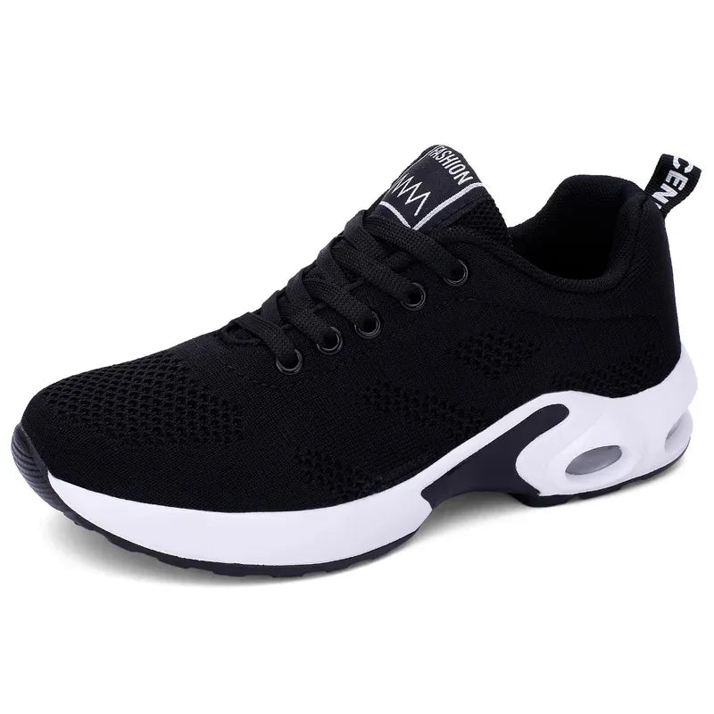 Summer Women Sneakers Outdoor Running Air Cushion/Sport Shoes Increase Height Breathable Walk Shoes