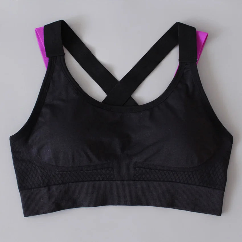 Sports Bra for Women Gym Seamless High Impact Sports Bra Yoga/Fitness Top Female Underwear Push-up bra Sportswear