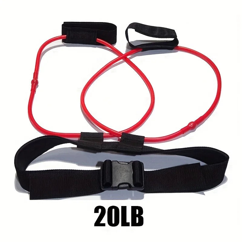 Yoga Leg Butt Lifting Elastic Traction Belt Hip Fitness/Stretch Resistance Band Elastic Rope for Workout Training