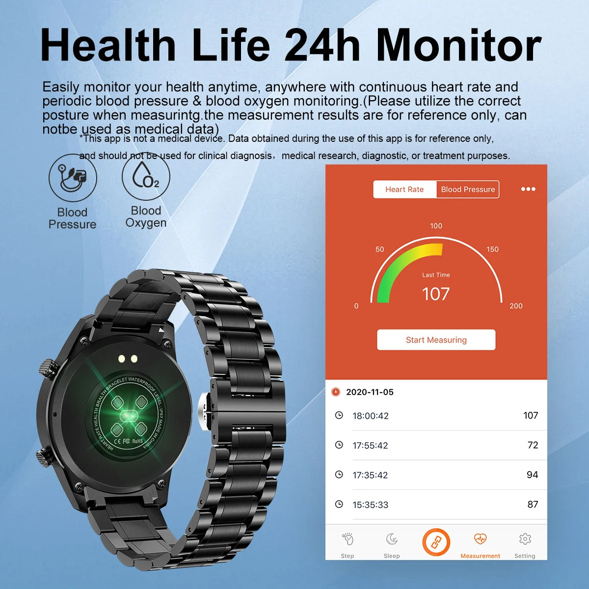 LIGE Fashion Smart Watch Men Full Circle Touch Screen Bluetooth Call/Men Smartwatch Waterproof Sport Watch