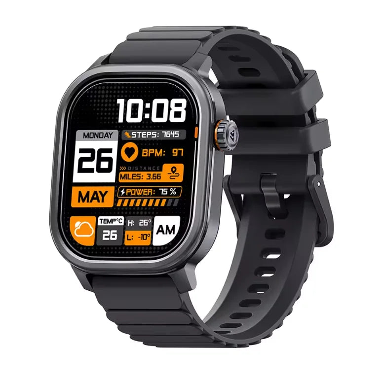 Original KOSPET PULSE Smart Watch Men Women 1.96" AMOLED BT Call/IP68 Waterproof 180 Freestyle Training Modes Fitness Monitoring