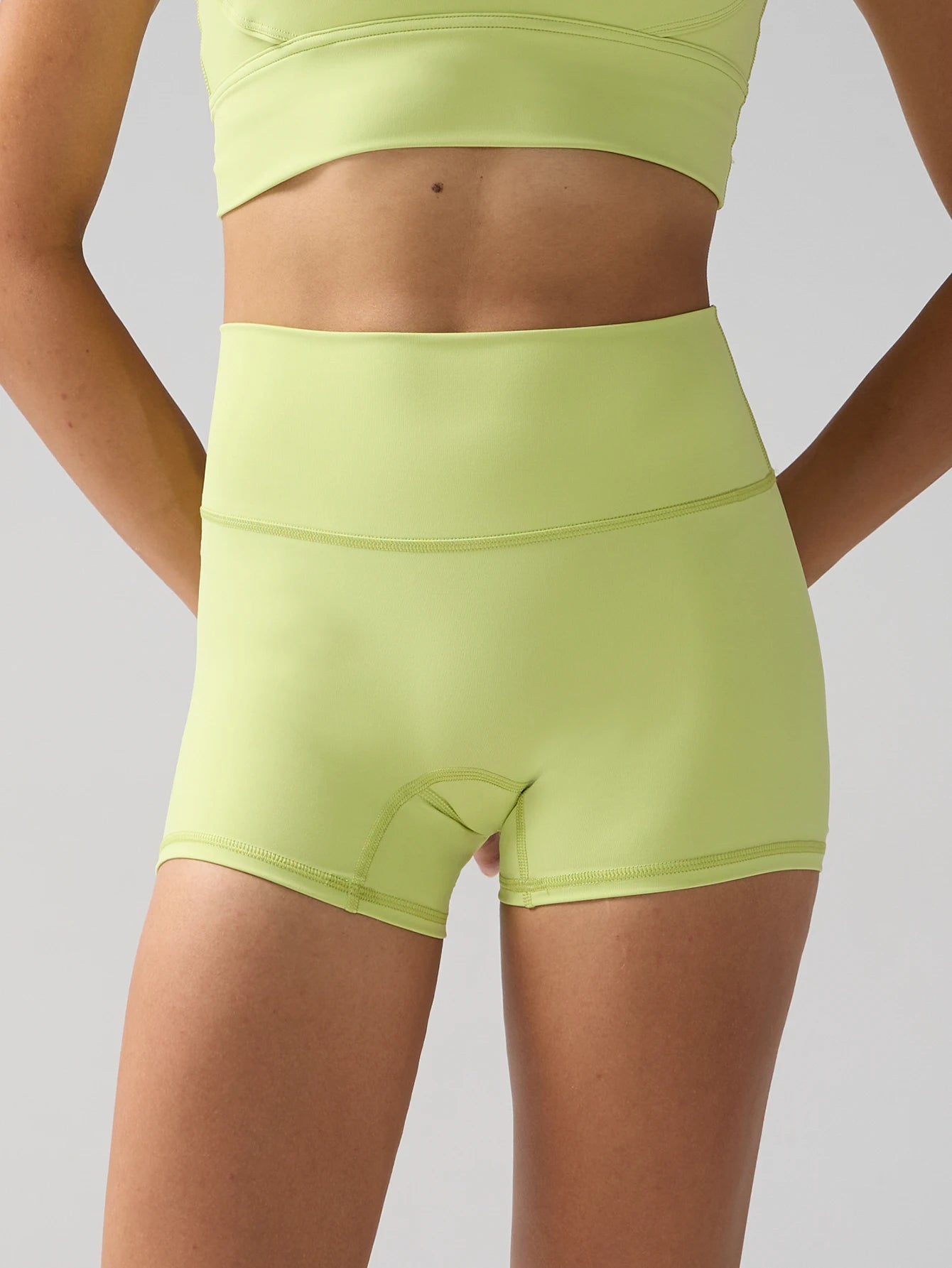 Women's Sports Yoga Shorts with High Waist Hip Lift Fitness/Running Cycling, 3-point Shorts Quick Drying Women's Yoga Short