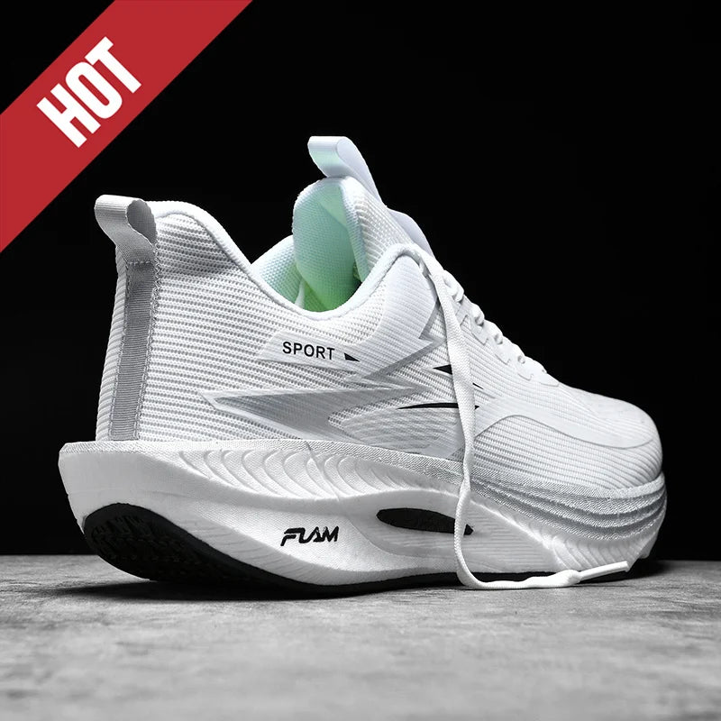 Men Sports Running Shoes Marathon Air Cushion Breathable Lightweight/Comfortable Women Outdoor Athletic Sneakers Jogging Shoes