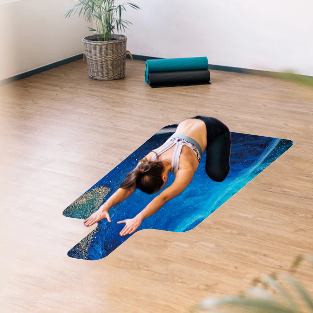 Rubber Fitness Yoga Mat Anti-Slip Pilates/Gymnastics Mat  Protection Mattress Mats