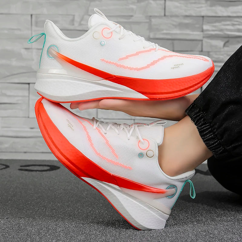 Breathable, rebound, and shock-absorbing running shoes for men/ultra light sporty comfortable and popular