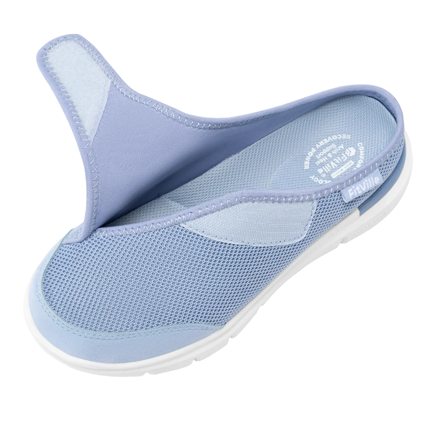 Orthopedic Slippers for Women Wide Fleece Lined Clogs with Arch Support/Recovery Orthopedic Shoes Comfortable Slip-On Footwear