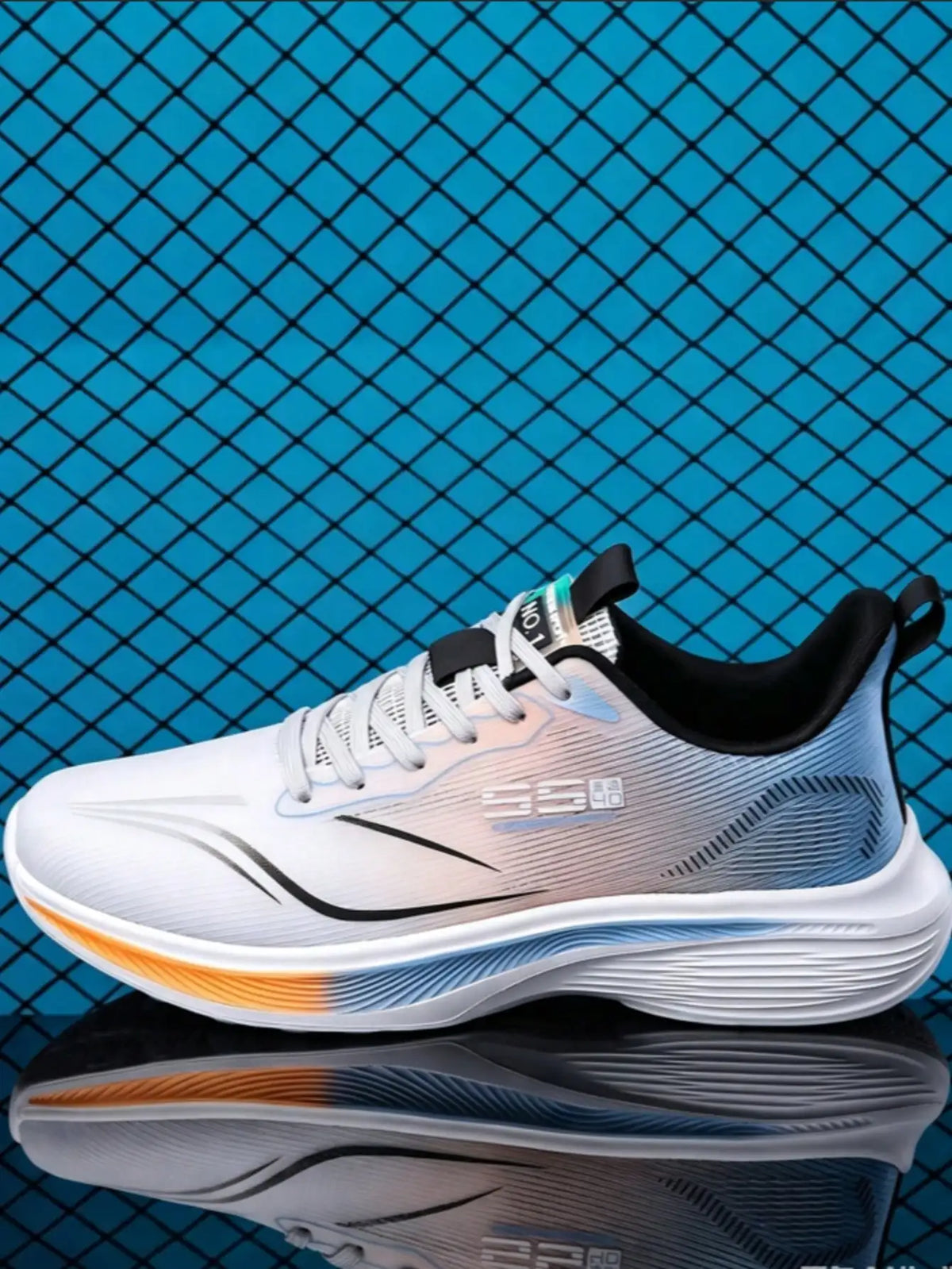 Lightweight Breathable Men's Running Shoes With Shock-Absorbing Sole/Non-Slip Wear-Resistant, Perfect For Daily Workouts