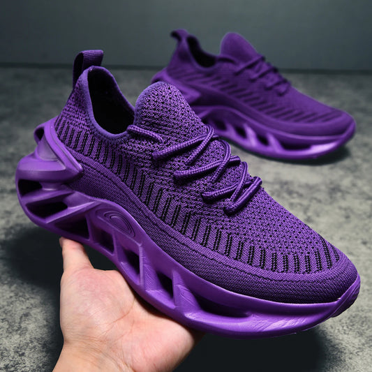 Women's running shoes lightweight mesh breathable and comfortable flat/soft tennis shoes blade sports shoes for women