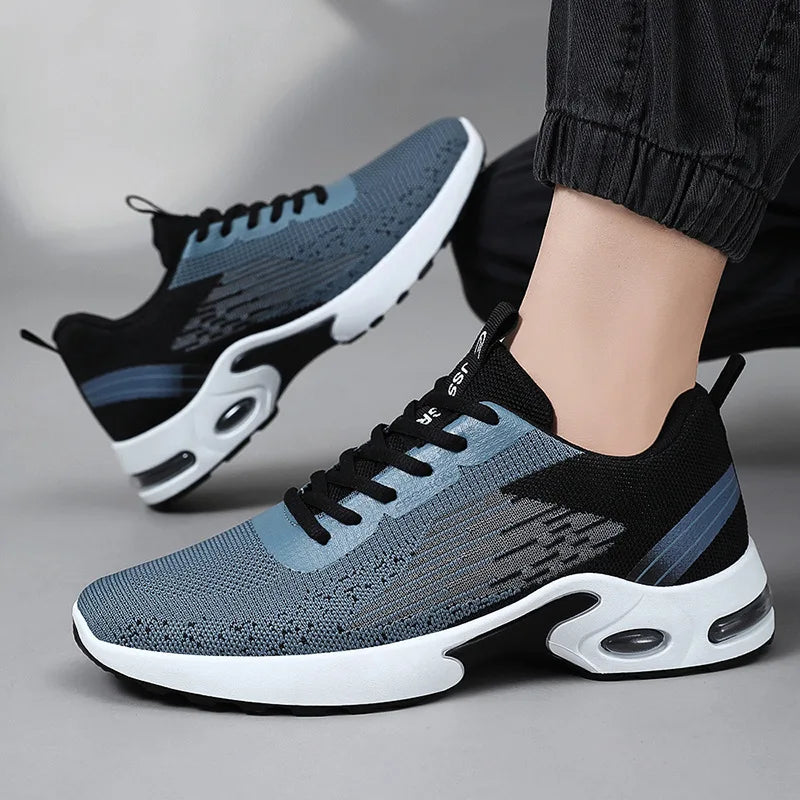 Men's Fashionable Running Shoes Breathable Mesh/Air Cushion Support for Gym And Daily Wear