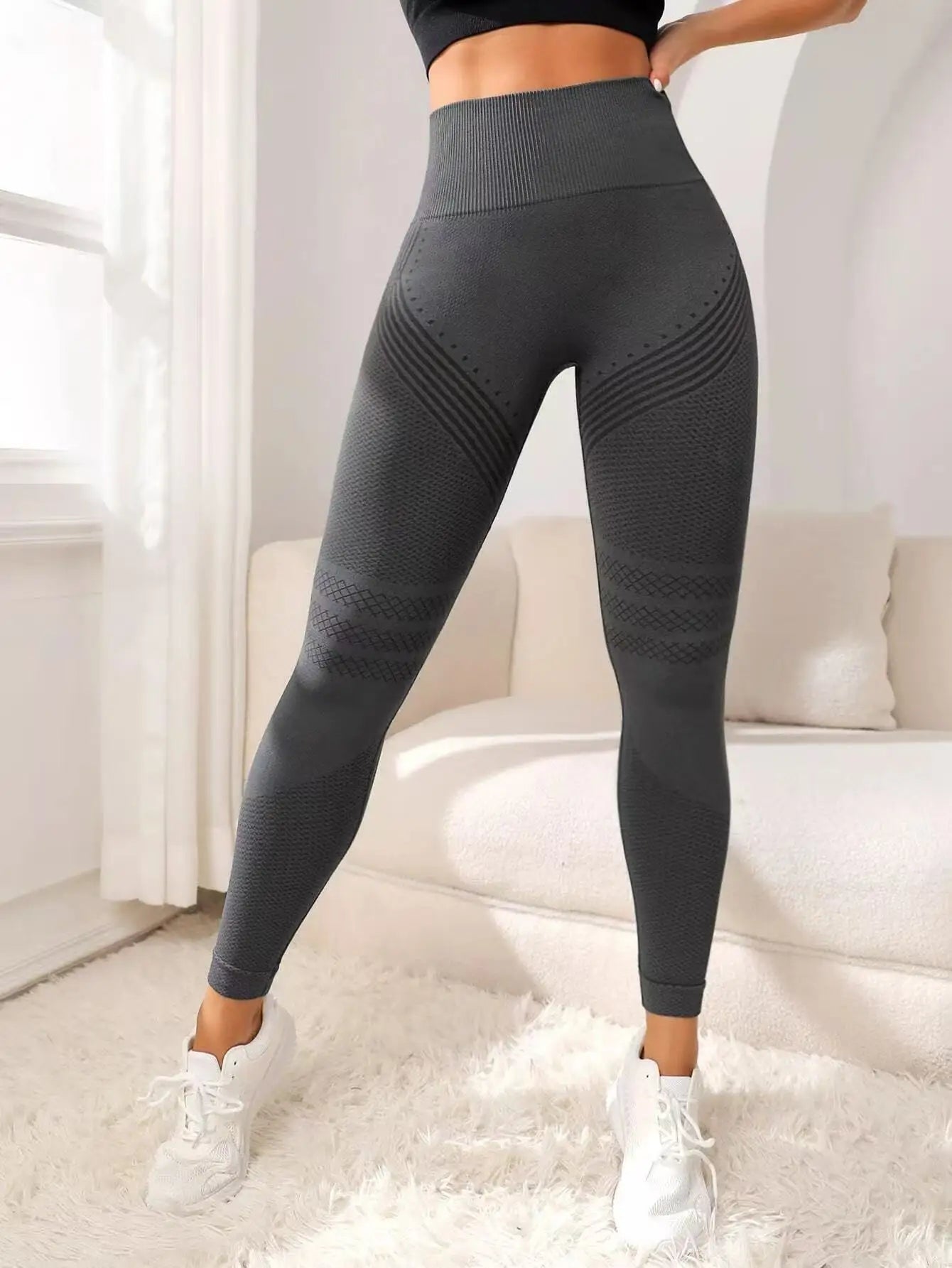 Slimove Cellulite 3D Leggings, High Waisted Butt Lifting Tummy/Training Control Anti Cellulite Legging for Gym Workout