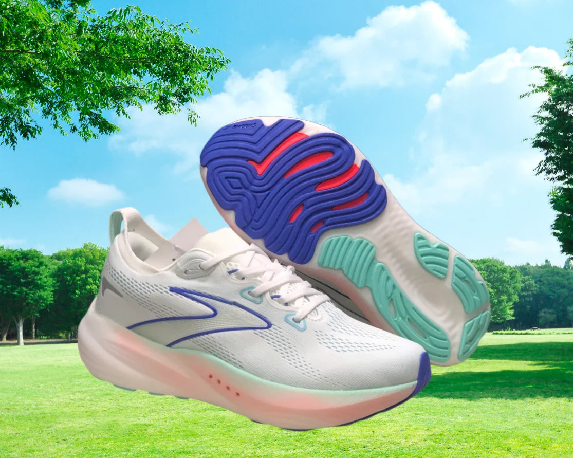Marathon running shoes for men women carbon sole air cushion/breathable light comfortable non-slip fashionable sports shoes