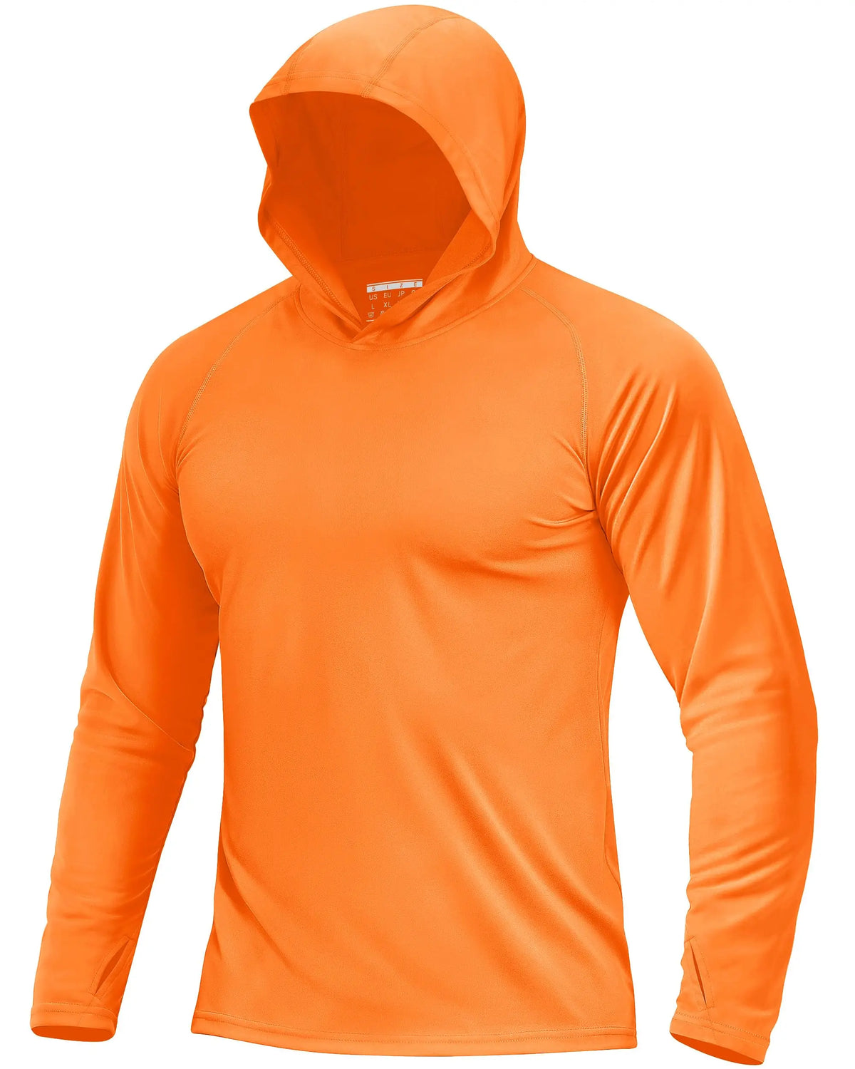 Men's UPF 50+ Sun Protection Hoodie Shirt Long Sleeve Quick Dry/Fishing Shirt Lightweight Outdoor Hiking Workout T-Shirt