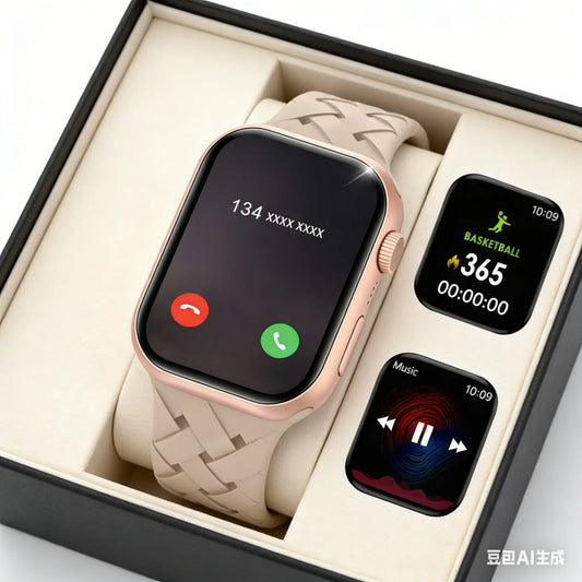 Smart Watch Bluetooth Call Message Display/Fitness Monitoring Bracelet Suitable for Android iPhone